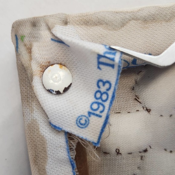 Vtg. 1983 Floral Feminine Cloth‎ Needle Stitched 3D 5x7 Art - Picture 9 of 11